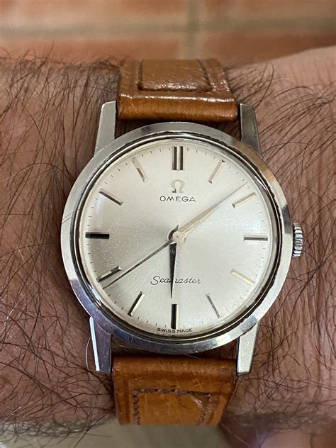 gold omega watch 1960's|omega watch 1960 price.